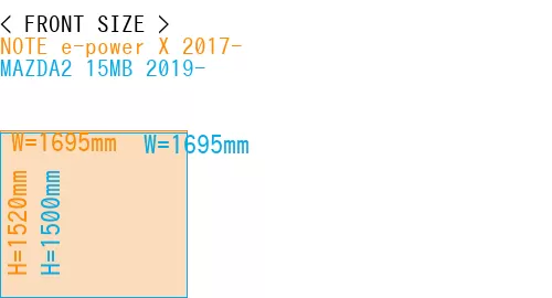 #NOTE e-power X 2017- + MAZDA2 15MB 2019-